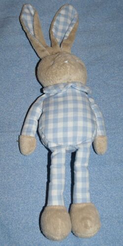 Doudou « Bébé Klorane » Bleu Vichy 41 Cm