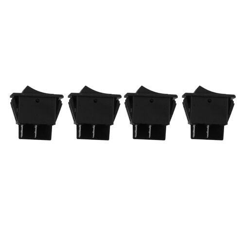 8x 12v 35a Voiture Camion Bateau Brouillard Lumière Rocker Interrupteur Led Lumière Tableau De Tableau De Bord Toggle 4pin Noir