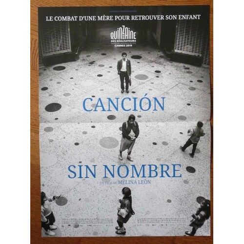 Cancion Sin Nombre De Melina Léon - Affiche Originale De Film Format 40 X 60 Cm