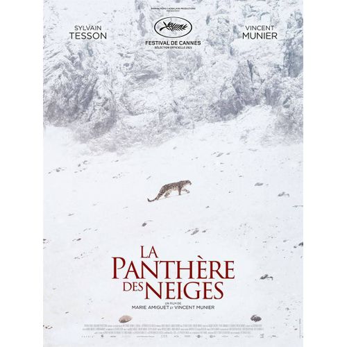 La Panthère Des Neiges De Marie Amiguet Et Vincent Munier - Affiche Originale De Film Format 40 X 60 Cm