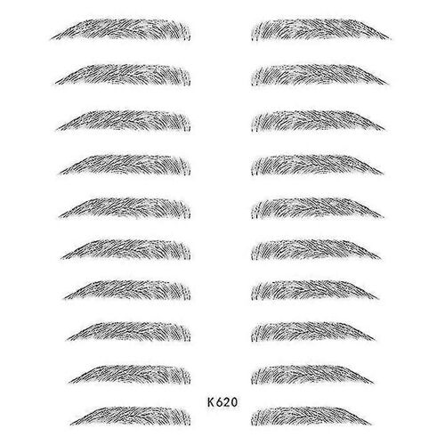 Autocollant De Sourcil Bionique Simulation Jetable Autocollant De Sourcil 