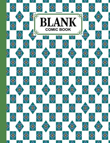 Blank Comic Book: Rectangles Cover Blank Comic Book, Create Your Own Story, Journal, Notebook, Sketchbook For Kids And Adults, 120 Pages - Size 8.5" X 11" Notebook By Sven Blum