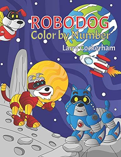 Robo Dog Color By Number