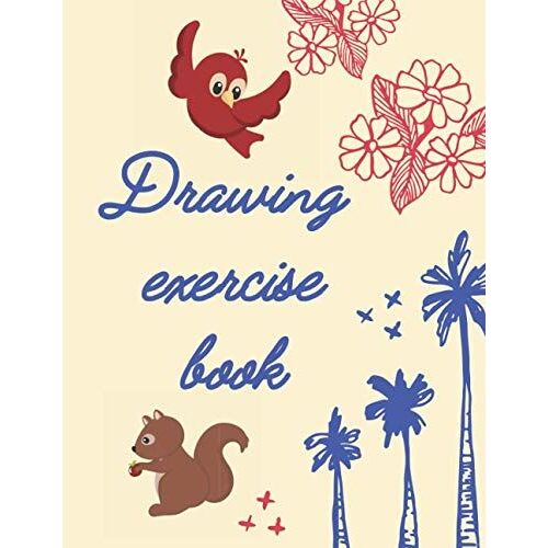 Drawing Exercice Book: Nice Sketchbook, For Girls, Kids, Children Between 6-10: With Lined And Blank Pages, Size 8,5x11 Inshes