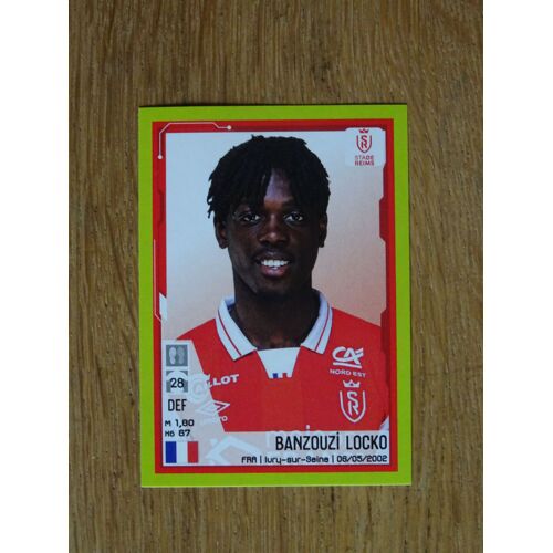 Image N°370 Panini Foot 2022 - Banzouzi Locko -Reims-