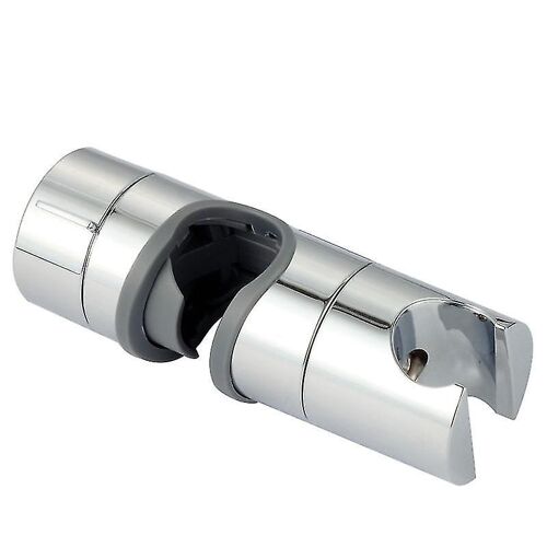 Support de douche à main réglable en gris 2 pièces, support de pomme de douche, diamètre réglable 18-25mm, Abs Chrome (360 réglable)