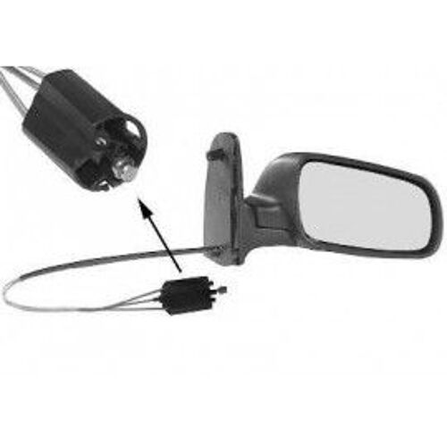 Rétroviseur Droit Avec Réglage Manuel À Cable Pour Seat Alhambra De Avril 1998 À 2000