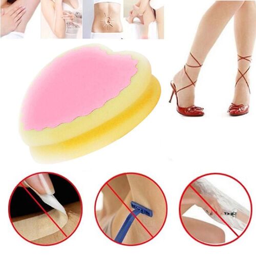 Forme De Coeur Magic Épilation Éponge 1pcs Épilation Épilation Éponge Tampon Dépilateur Décapant