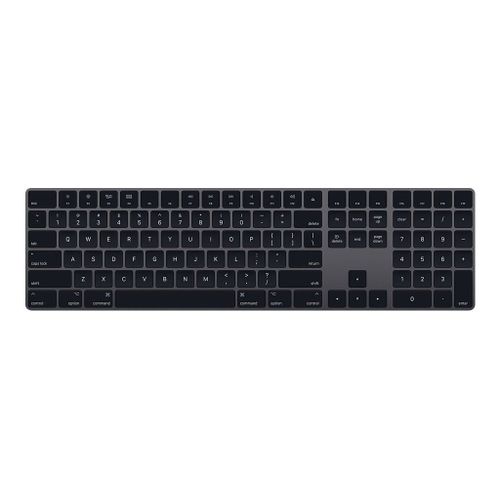 Apple Magic Keyboard with Numeric Keypad - Clavier - sans fil - Bluetooth - AZERTY - Français - gris sidéral