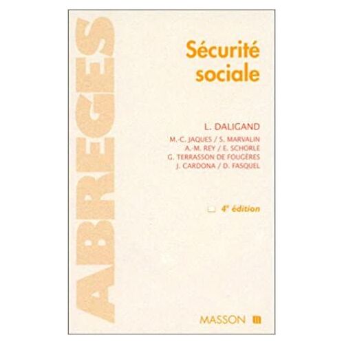 Abrégés Masson Sécurité Sociale