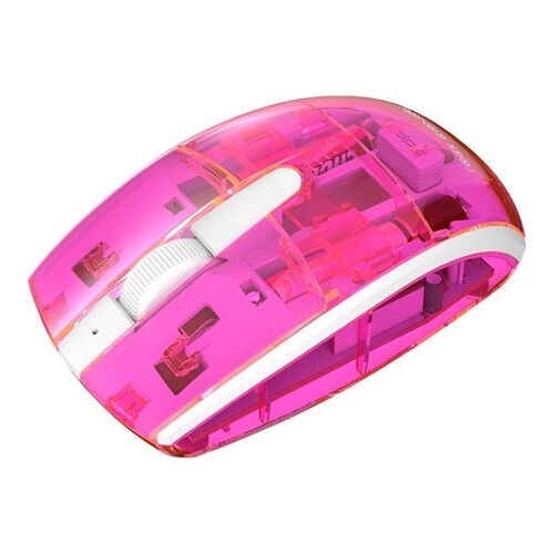 Rock Candy - Souris - optique - 3 boutons - sans fil - 2.4 GHz - récepteur sans fil USB - rose palooza