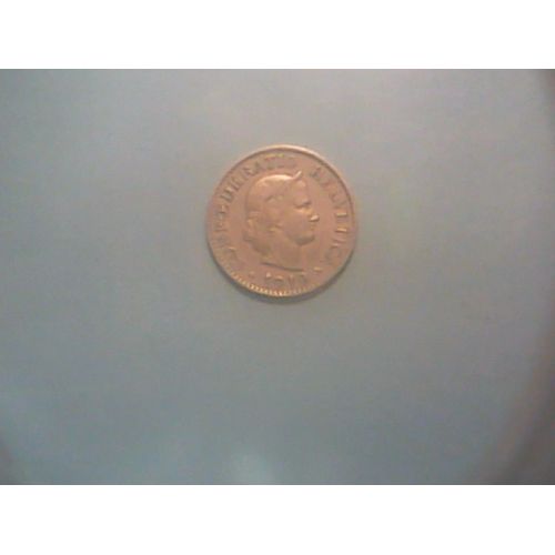 Suisse,10 Centimes 1919 B