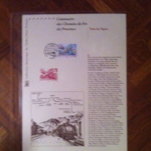 Document Philatelique Officiel 2011 - Centenaire Chemins De Fer De Provence - Train Des Pignes