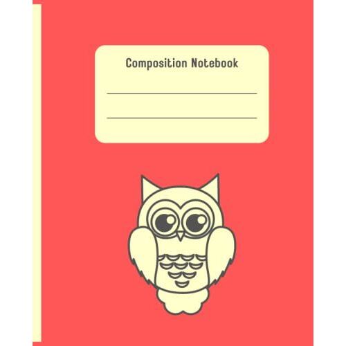 Chi Omega Owl Composition Notebook, 7.5 X 9.25 In.,180 Wide Ruled Pages | Great Gift For Sorority Sisters, College Students, Teachers, Adults, Alumni: Chi Omega Owl Lined Notebook Journal
