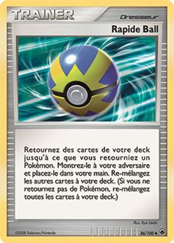 Carte Pokémon Rapide Ball 86/100