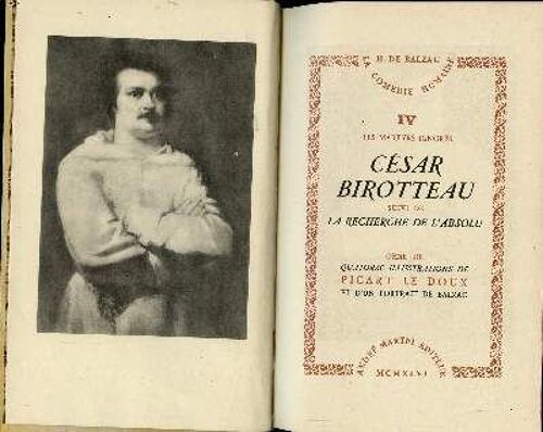 Iv Les Martyrs Ignorés César Birotteau Suivi De La Recherche De L Absolu Collection La Comédie Humaine