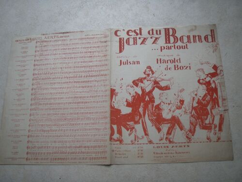 C'est Du Jazz Band...Partout. Partition Pour Piano Et Chant
