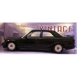 Mondo Motors * Mercedes-Benz 190 (Licence Mona217317)- Échelle 1/43 Métal Noir * * -Mondo Motors-Mondo Motors