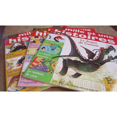 Lot De 3 Revues " Mille Et Une Histoires"