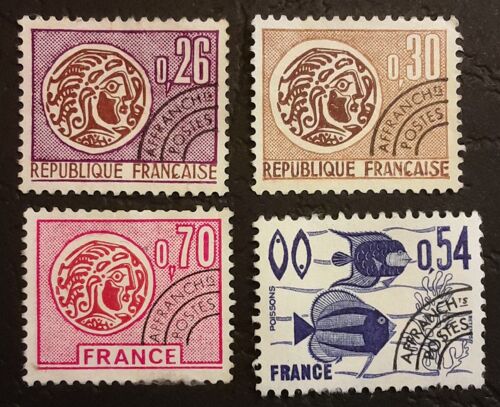 Timbre France Préoblitéré Neuf , Y&t N° 130 , 131 , 136 , 146 , Non Oblitéré , Bon État.
