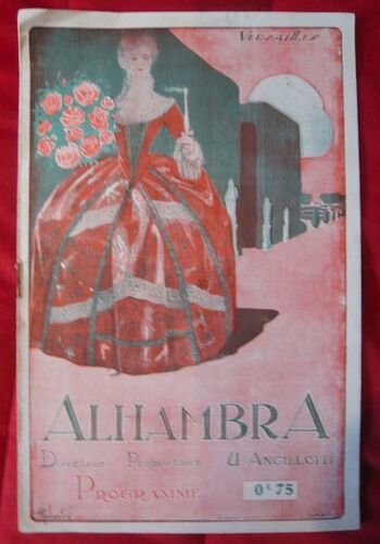 Programme Alhambra De Versailles Du 4 Au 10 Janvier 1935 
