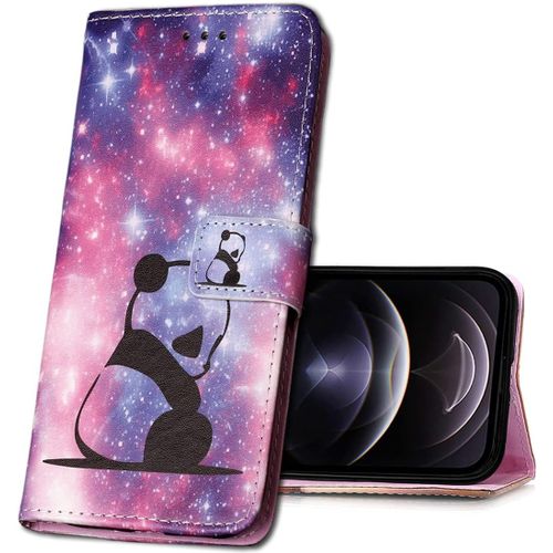 Coque Samsung Galaxy M11 ¿¿Tui Portefeuille En Cuir Pu Flip Coque, Premium Pu-Cuir Coque Compatible Avec Samsung Galaxy M11 / A11. Yi Star Panda