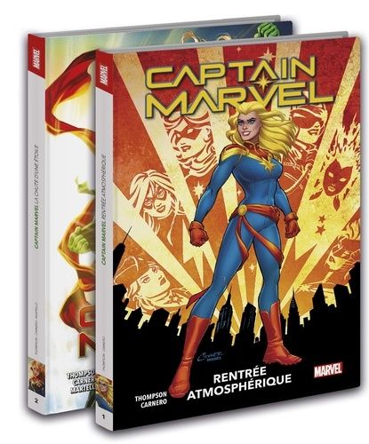 Captain Marvel - Pack En 2 Volumes : Tome 1, Rentrée Atmosphérique - Tome 2, La Chute D'une Étoile