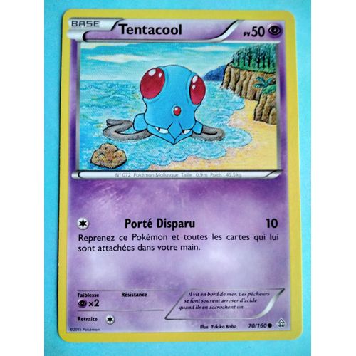 Carte Pokémon N° 072 Tentacool