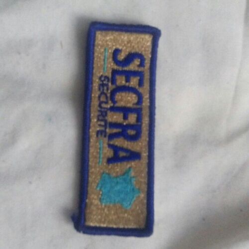 Insigne Velcro Secfra Sécurité 