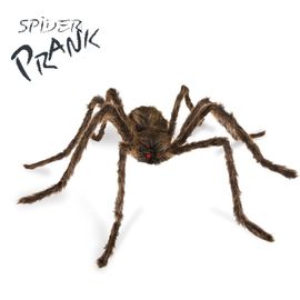 Araignée En Peluche Super Grande Pour Farces 50cm 75cm, Accessoires De Décoration Pour Atmosphère D'Horreur De Maison, Livraison Directe En Gros
