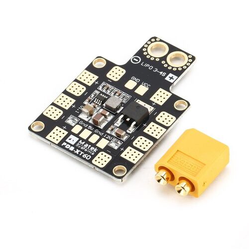 Carte De Distribution D'énergie Pour Drone Xt60, Lipo 3-4s S Avec Bec 5v 2a 12v 0,5a, Pour Rc Fpv, Hélicoptère Quadrirotor-Générique