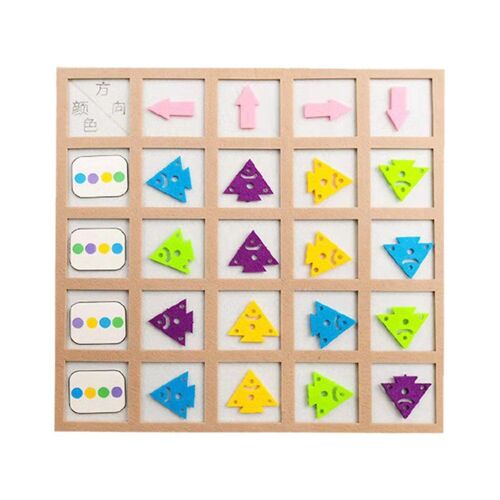 Planche Éducative De Correspondance De Flèche De Direction De Poisson, Jeu Sensoriel De Couleur De Maternelle, Puzzle Aide Pédagogique Pour Enfant, Jouet Amusant