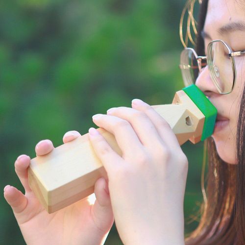 Sifflet De Train En Bois Pour Enfants, Instrument De Musique Créatif, Jouets D'apprentissage Éducatifs Pour Enfants, Cadeaux Orff