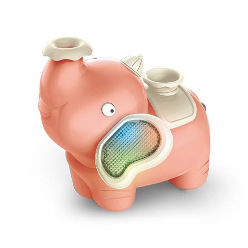 Jouet Musical Interactif Montessori En Forme D'Éléphant Pour Enfants, Jouet Avec Boule Flottante Rampante, Humidificateur, Idée Cadeau