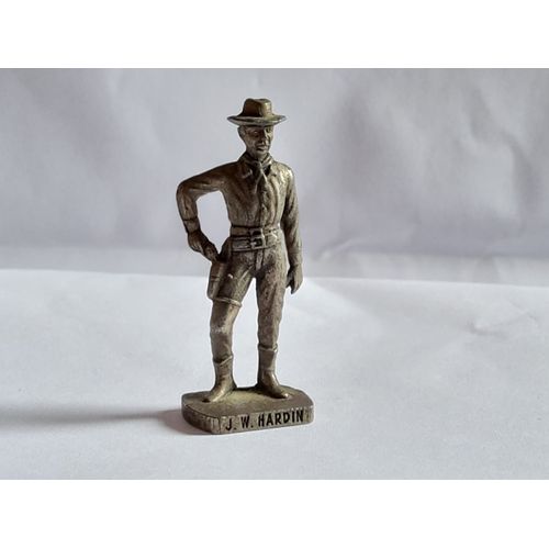 1 X Kinder Metal Série Cowboy Célèbre J. W. Hardin