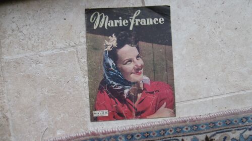 Rare Revue Ancienne ( 1946 ) Collection Marie France Hebdomadaire N 73 Mode , Actualité Conseils..