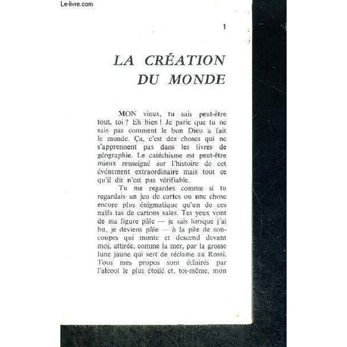 La Creation Du Monde