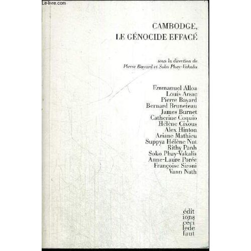 Cambodge, Le Genocide Efface