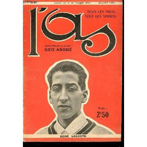 Revue L'as N°5 - Sommaire : Rene Lacoste / Homme Au Chrono / Olympique De Marseille / Poids Et Halteres / Violette Moris / Deux Marathoniennes Nautiques / Vie Intellectuelle Du Sport / ...