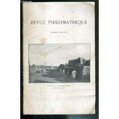 Revue Philomathique - N° 1 - Janvier-Mars 1927 - En A.O.F. Un Village Bambara.