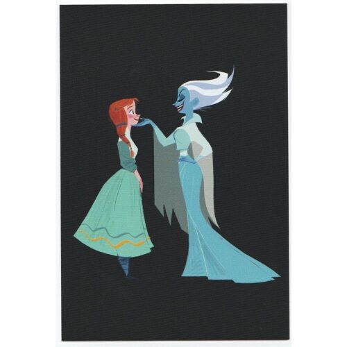 Carte Postale Disney - La Reine Des Neiges - Étude Préliminaire D'elsa Et Anna