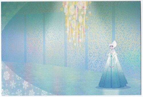 Carte Postale Disney - La Reine Des Neiges - Étude Préliminaire : Elsa Dans Son Palais Des Glaces