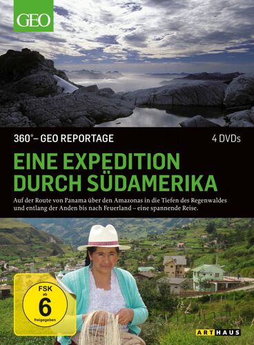 360 Grad - Geo Reportage: Eine Expedition Durch Südamerika (4 Discs)