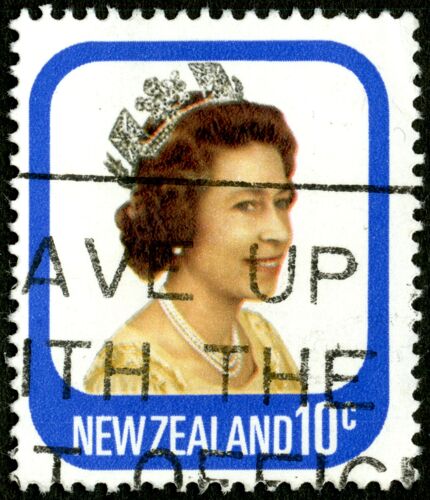 Timbre Oblitéré New Zealand , 10 C