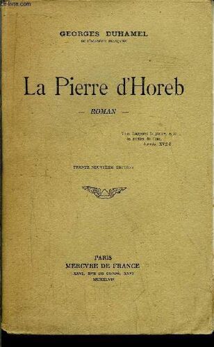 La Pierre D'horeb