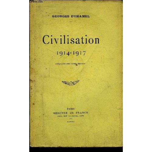 Civilisation 1914-1917
