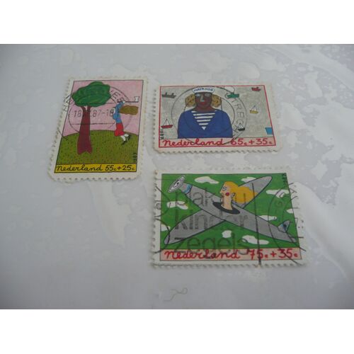 3 Timbres Pays-Bas