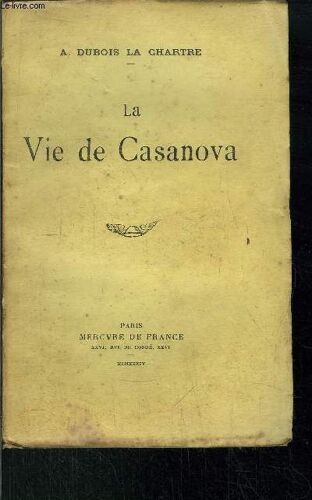 La Vie De Casanova