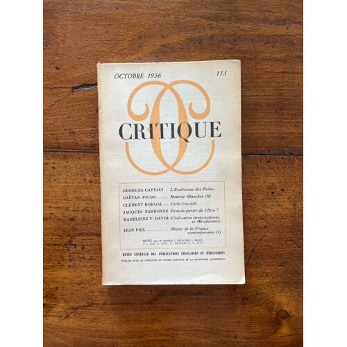 Critique 113