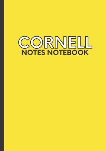 Cornell Notes Notebook: Note Taking System For Students, Teachers, School, Work | College Ruled | Yellow